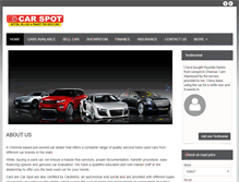 Tablet Screenshot of carspotchennai.com